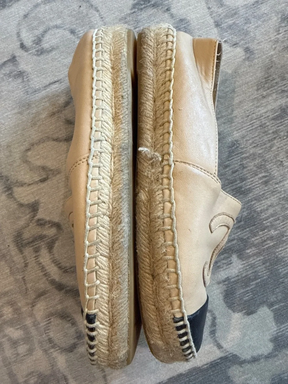 Chanel Leather Espadrilles